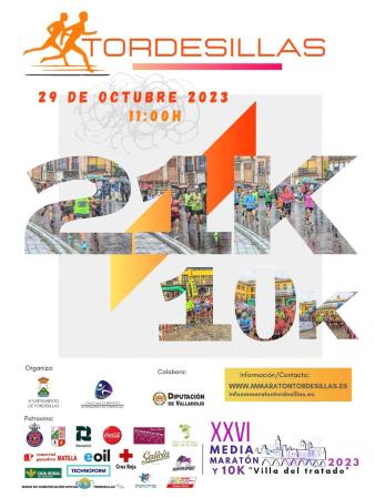 ImagemEl 29 de octubre se celebra la XXVIMedia Maratón de Tordesillas