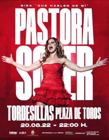 ImagenPastora Soler actuará en la Plaza de Toros de Tordesillas el 20 de agosto