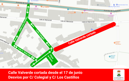 ImagenAVISO - Corte al tráfico rodado de la Calle Valverde