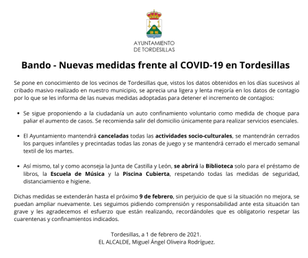 Imagen Bando - Nuevas Medidas COVID-19